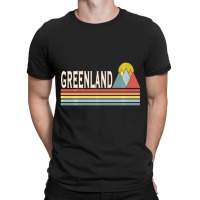 Retro Style Greenland Outdoors T-shirt | Artistshot