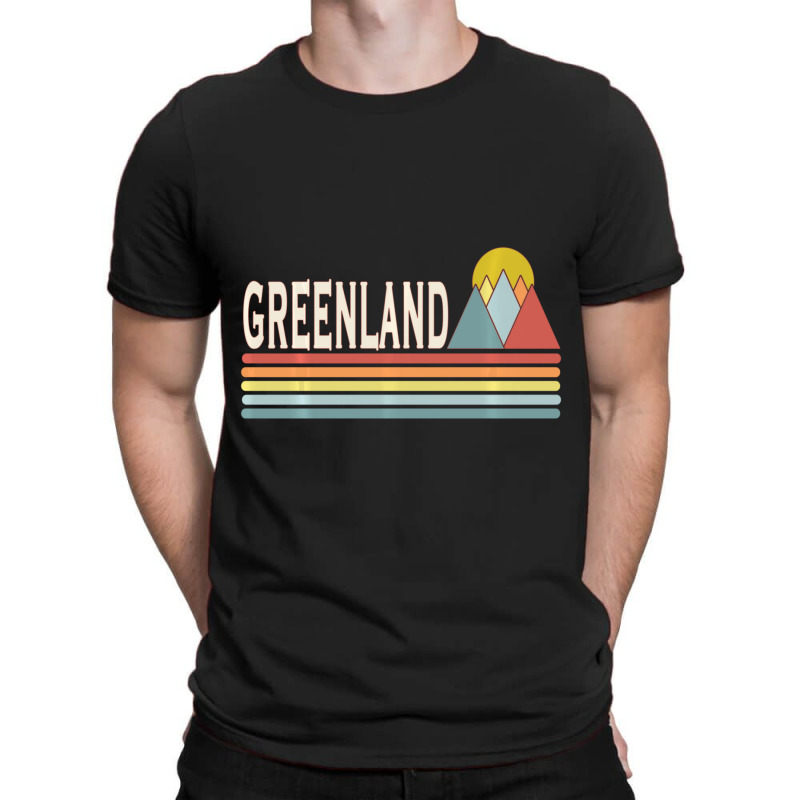 Retro Style Greenland Outdoors T-shirt | Artistshot