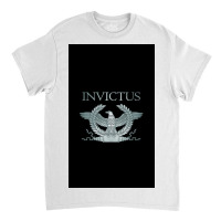 Roman Invictus Eagle, Silver On Black Classic T-shirt | Artistshot