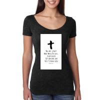 Romans Bible Verse Women's Triblend Scoop T-shirt | Artistshot