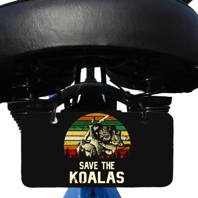 Save The Koala, Save, The, Koala, Save The Koala Vintage, Save The Koa Bicycle License Plate | Artistshot