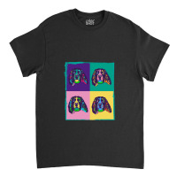 Dog Lover I Pop Art English Springer Spaniel Classic T-shirt | Artistshot