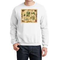 Everquest World Of Norrath Map T Shirt Crewneck Sweatshirt | Artistshot