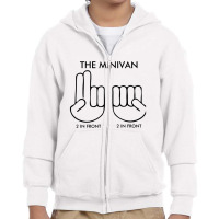 Minivan Shocker Youth Zipper Hoodie | Artistshot