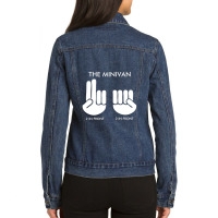 Minivan Shocker Ladies Denim Jacket | Artistshot