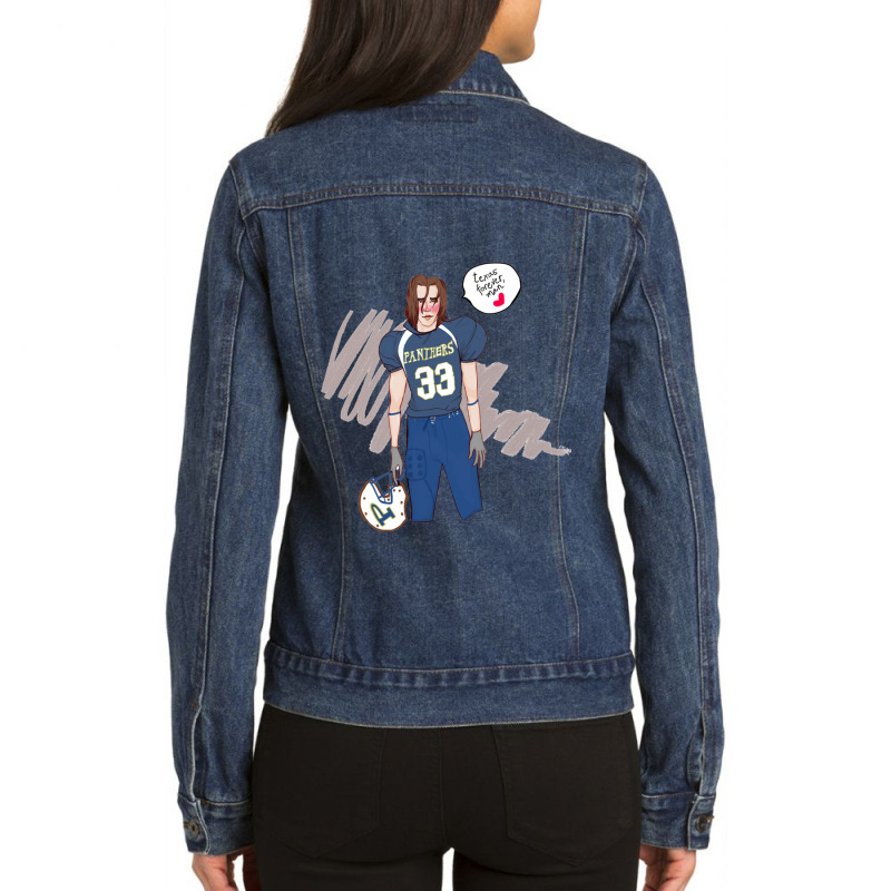 C:\users\administrator\desktop\design\3\2512. Tim Dillon\1\tim Riggins Ladies Denim Jacket by RILEYALLEN | Artistshot