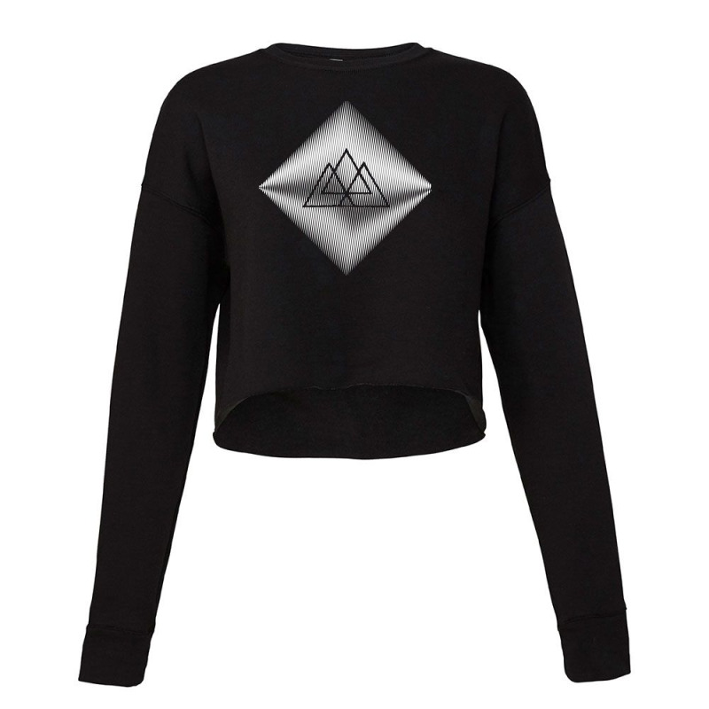 The Capitals - Electric Diamond White Cropped Sweater by RoseannTrujillo | Artistshot