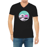 Great Vapor Aesthetics V-neck Tee | Artistshot