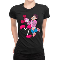 Steven Universe Spinel Loves Steven Ladies Fitted T-shirt | Artistshot