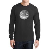 Nier — Emil [white On Black] Long Sleeve Shirts | Artistshot