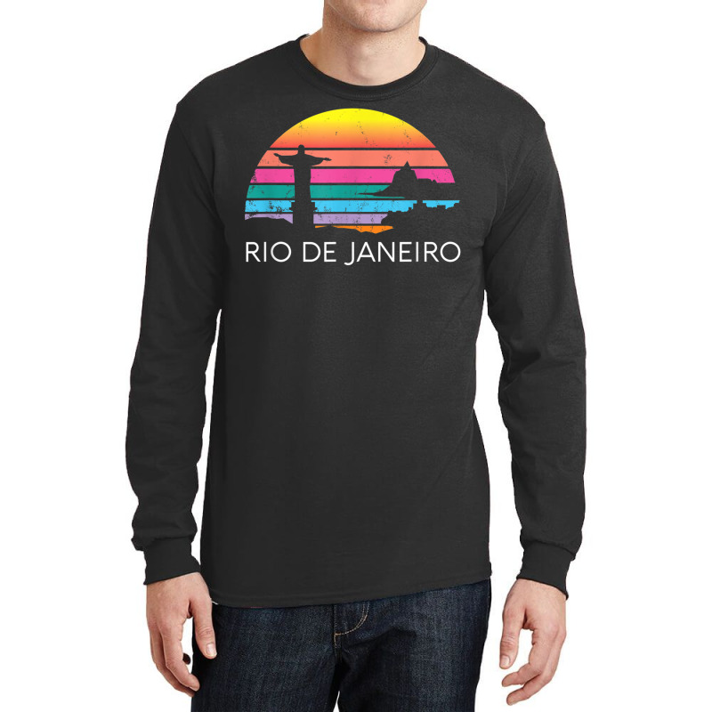 Rio De Janeiro Brazil Beach Surf Ocean Brazilian Island Bay T Shirt Long Sleeve Shirts by cm-arts | Artistshot