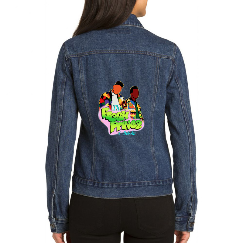 The Fresh Prince Of Bel Air Exclusive Ladies Denim Jacket. By Artistshot