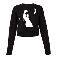 Loreen    Euphoria Minimalist (white Design)    Eurovisionmelodifestiv Cropped Sweater | Artistshot