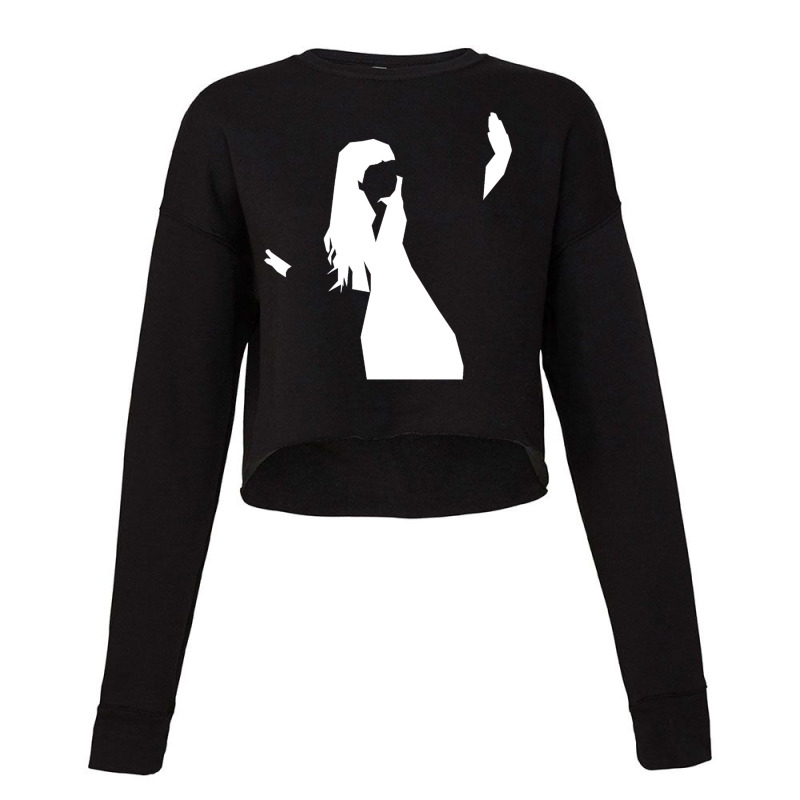 Loreen    Euphoria Minimalist (white Design)    Eurovisionmelodifestiv Cropped Sweater by cm-arts | Artistshot