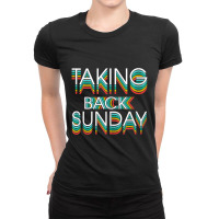 Taking Back Sunday Vintage Ladies Fitted T-shirt | Artistshot