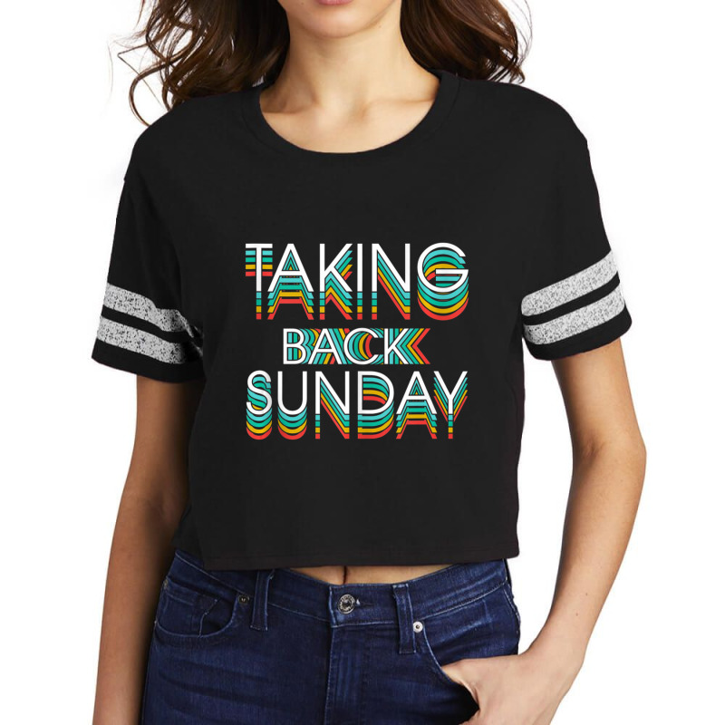 Taking Back Sunday Vintage Scorecard Crop Tee by cm-arts | Artistshot