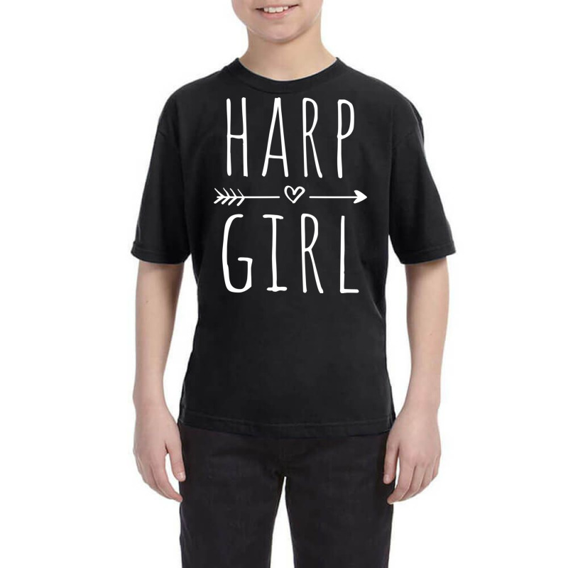 Harp Girl Funny Harp Player Harpist Pullover Hoodie Youth Tee | Artistshot