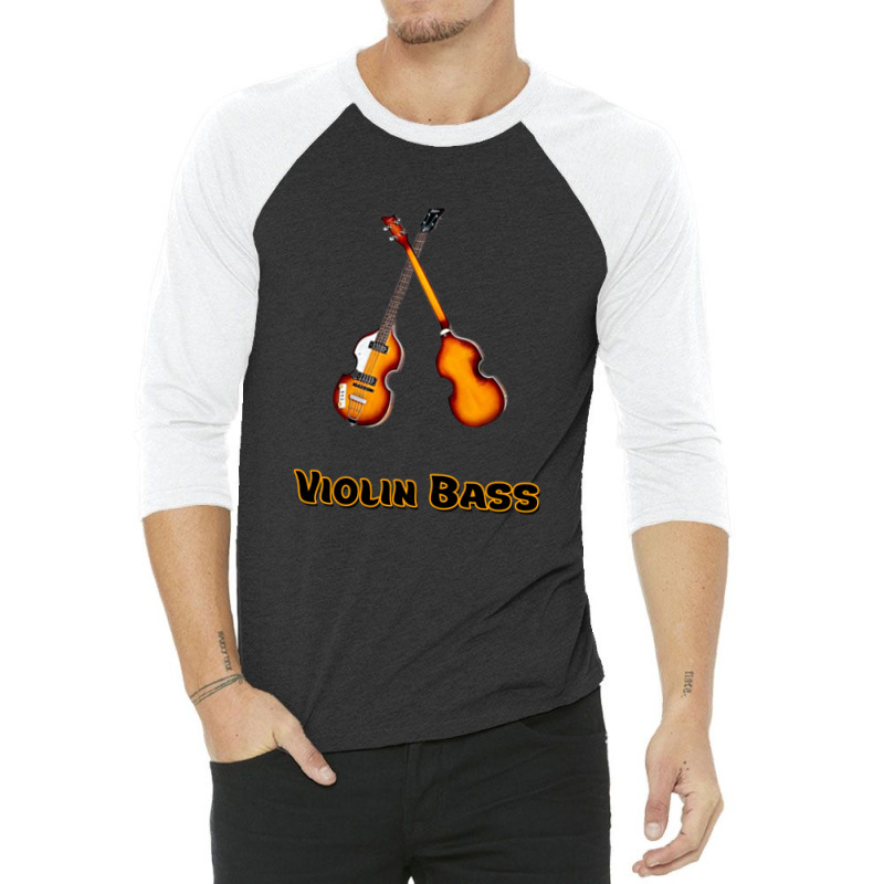 Hofner Violin Bass   Musical Instruments 3/4 Sleeve Shirt by cm-arts | Artistshot