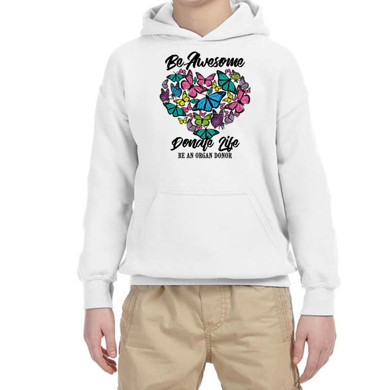 Funny Donate Life Be An Organ Donor  Cute Donation Gift Pullover Hoodi Youth Hoodie by cm-arts | Artistshot