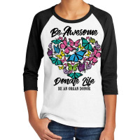 Funny Donate Life Be An Organ Donor  Cute Donation Gift Pullover Hoodi Youth 3/4 Sleeve | Artistshot