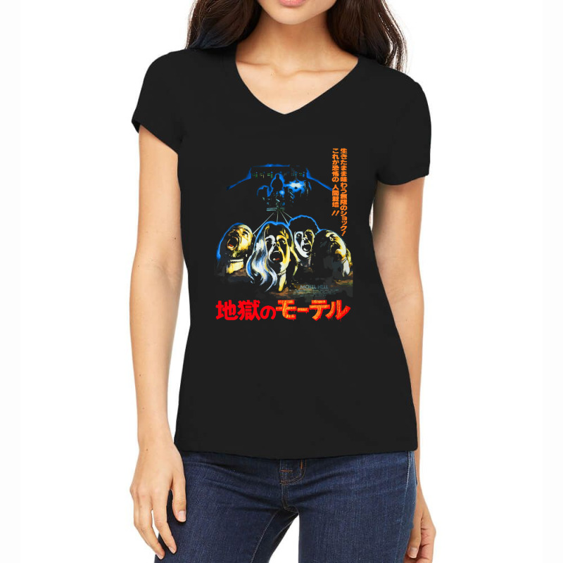 Japanese Motel Hell Gift Women's V-Neck T-Shirt by AmandaGoodrich | Artistshot