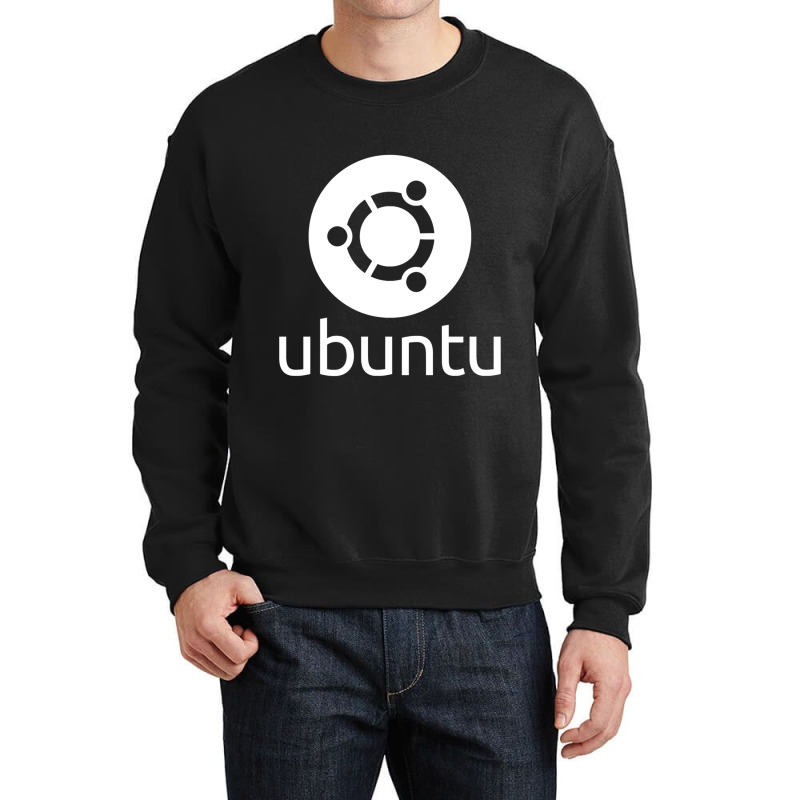 Dark Ubuntu Linux Crewneck Sweatshirt | Artistshot