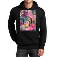 Summer Ropical Floral Paern Romanic Unisex Hoodie | Artistshot