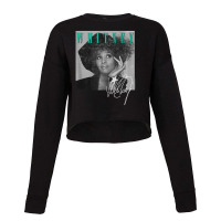 Whitney Houston Shooting Star Cropped Sweater | Artistshot