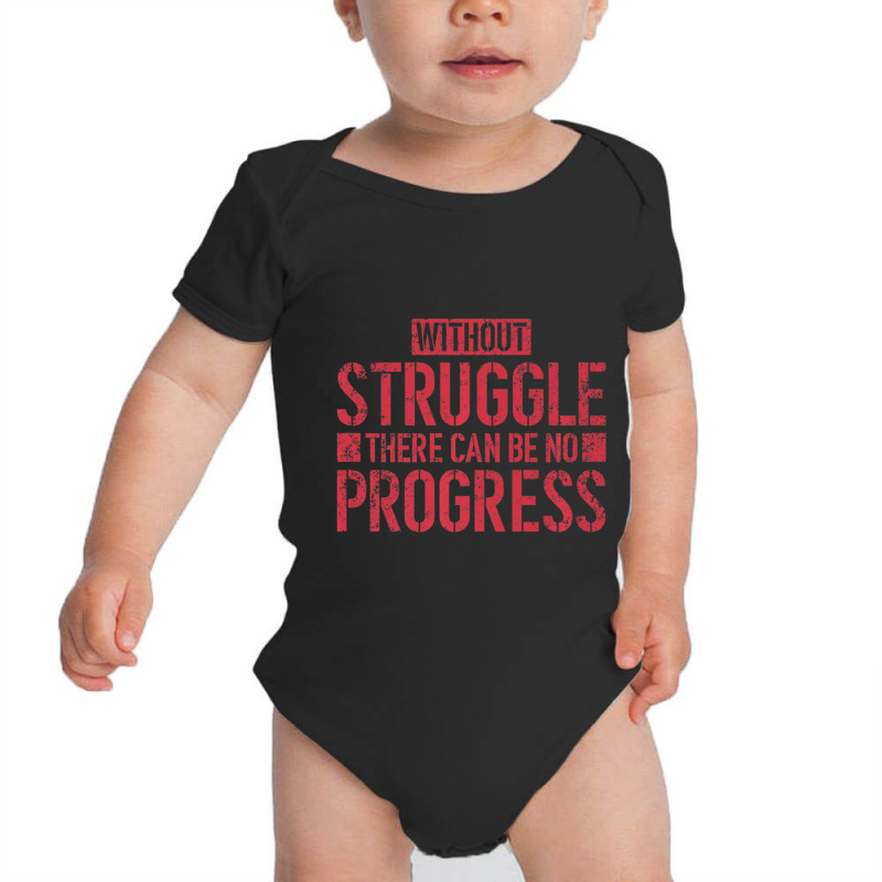 Without Struggle There Can Be No Progress Civil Rights Quote Baby Bodysuit | Artistshot