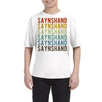 Saynshand City Mongolia Retro T Shirt Youth Tee | Artistshot