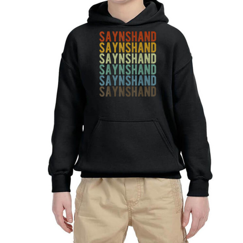 Saynshand City Mongolia Retro T Shirt Youth Hoodie by cm-arts | Artistshot