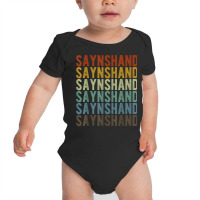 Saynshand City Mongolia Retro T Shirt Baby Bodysuit | Artistshot