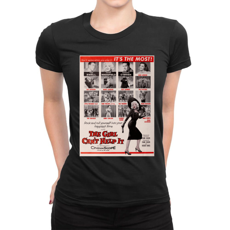 The Girl Cant Help It Jayne Mansfield Fats Domino Little Richard Gene  Ladies Fitted T-Shirt by jesusvega | Artistshot