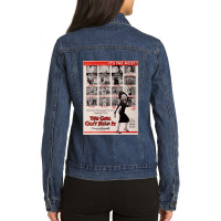 The Girl Cant Help It Jayne Mansfield Fats Domino Little Richard Gene  Ladies Denim Jacket | Artistshot