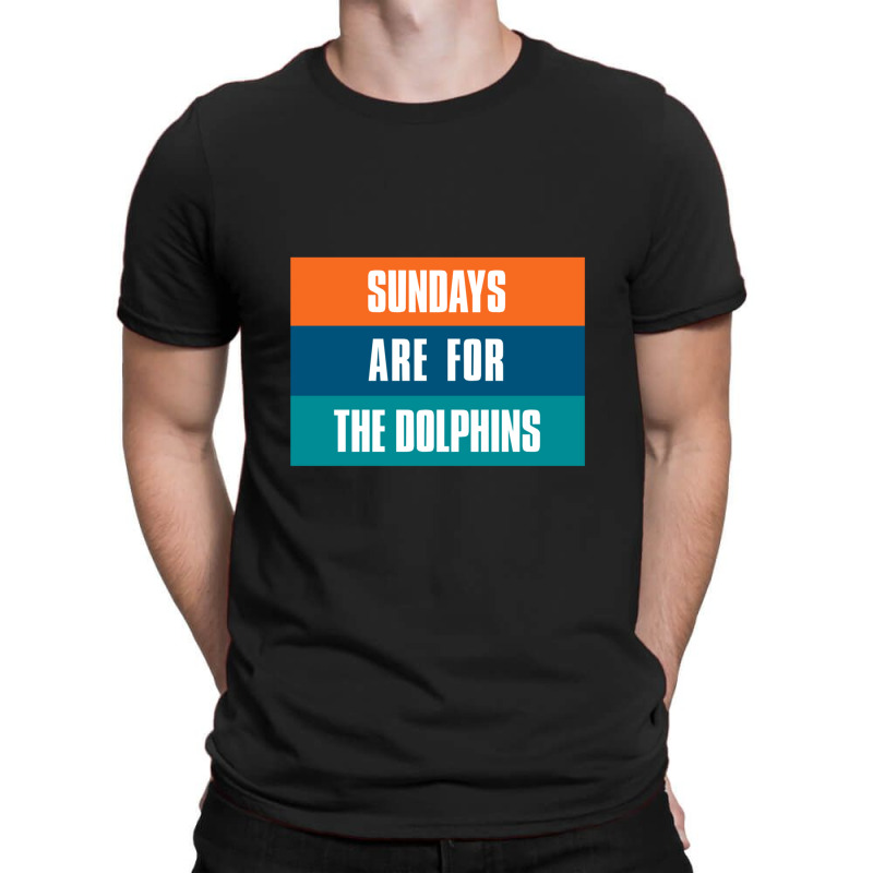 Sundays Are For The Dolphins Miami Footbal T-shirt | Artistshot