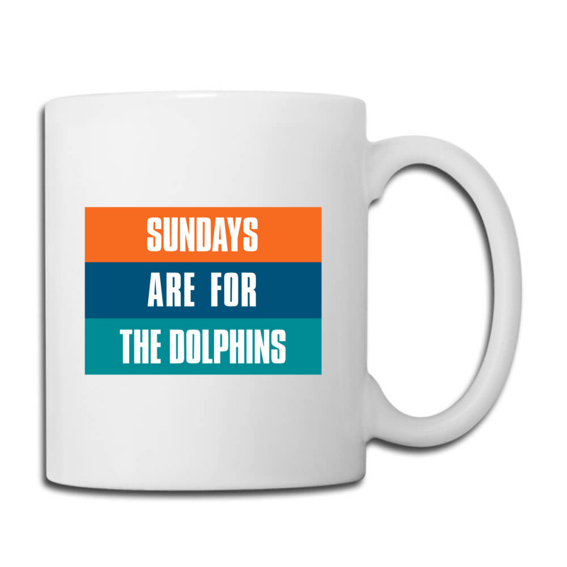 Sundays Are For The Dolphins Miami Footbal Coffee Mug | Artistshot