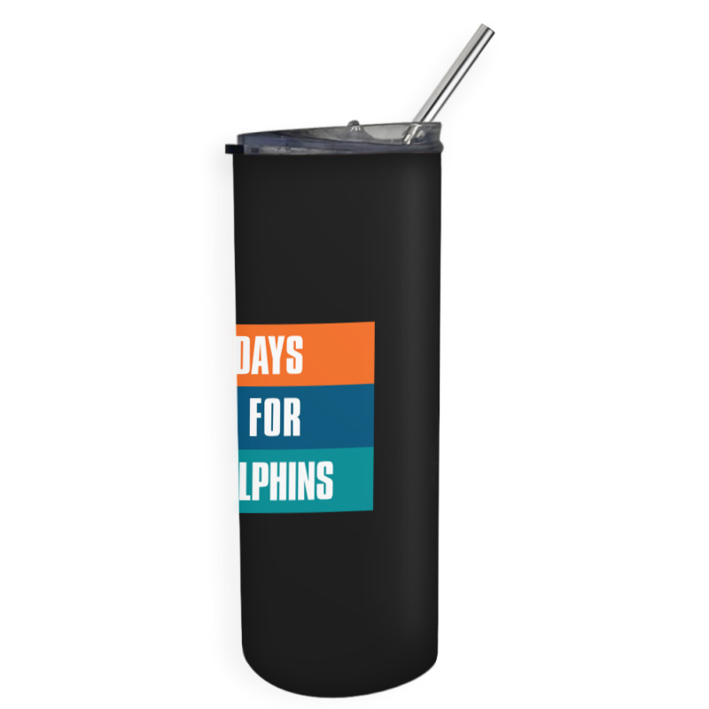 Sundays Are For The Dolphins Miami Footbal Skinny Tumbler | Artistshot