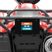 Sundays Are For The Dolphins Miami Footbal Atv License Plate | Artistshot