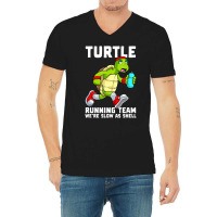 Turtle Running Team Runner Marathon Sea Turtle V-neck Tee | Artistshot