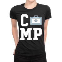 Camp First Aid Kit  Camping Ladies Fitted T-shirt | Artistshot