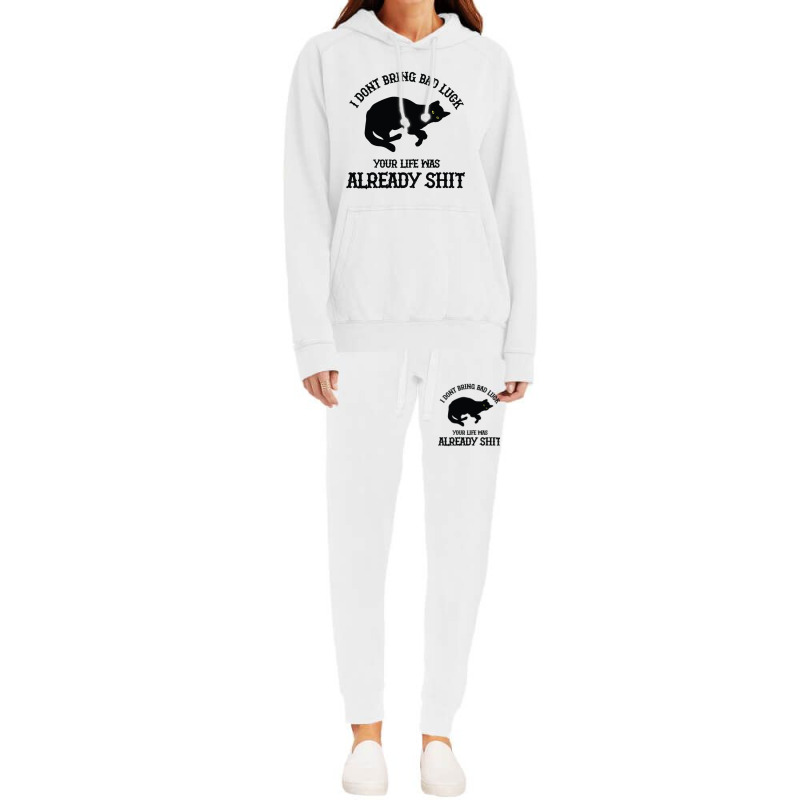 Good Omen Black Cat Hoodie & Jogger Set | Artistshot