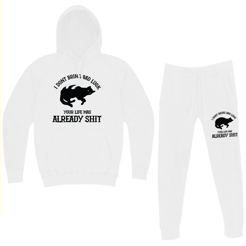 Good Omen Black Cat Hoodie & Jogger Set | Artistshot