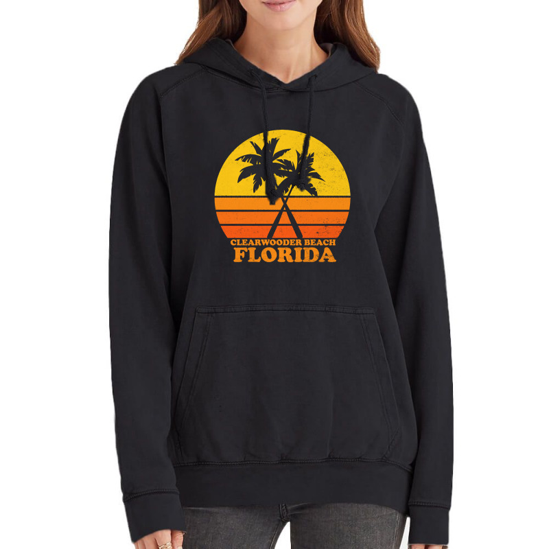 Clearwooder Beach Florida Vintage Hoodie | Artistshot