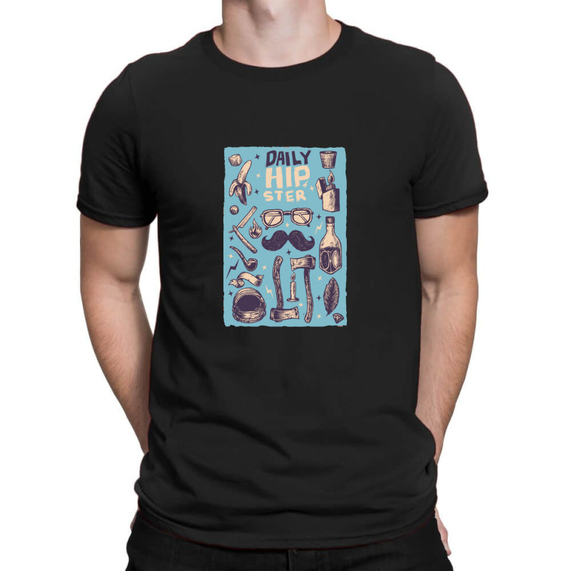 Daily Hipster T-shirt | Artistshot