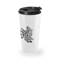 Riding Into 7 Years Old 7th Birthday Boy Dirt Bike Party Travel Mug | Artistshot