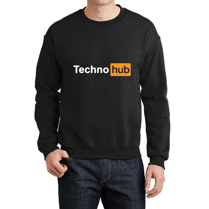 Techno Music Minimal Hard Clubbing Festival Hub Dj Crewneck Sweatshirt by Kosdapen517 | Artistshot