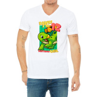 Rawr! I'm 12 Birthday Girls 12th Birthday Dino Stegosaurus T Shirt V-neck Tee | Artistshot