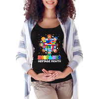 Hispanic Heritage Month Latin American Flag Kids Boys T Shirt Maternity Scoop Neck T-shirt | Artistshot