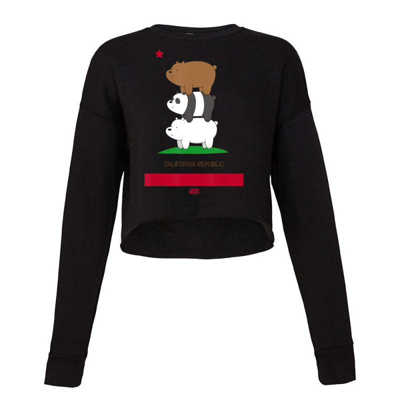 Mens We Bare Bears California Flag Cropped Sweater by ngodieutrinh | Artistshot