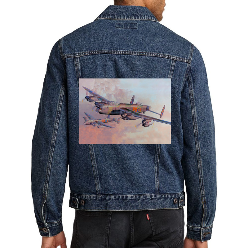 Avro Lancaster-1c5qt Men Denim Jacket by Kanmosrin52 | Artistshot